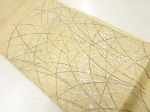 アンティーク　露芝模様刺繍夏用袋帯（材料）